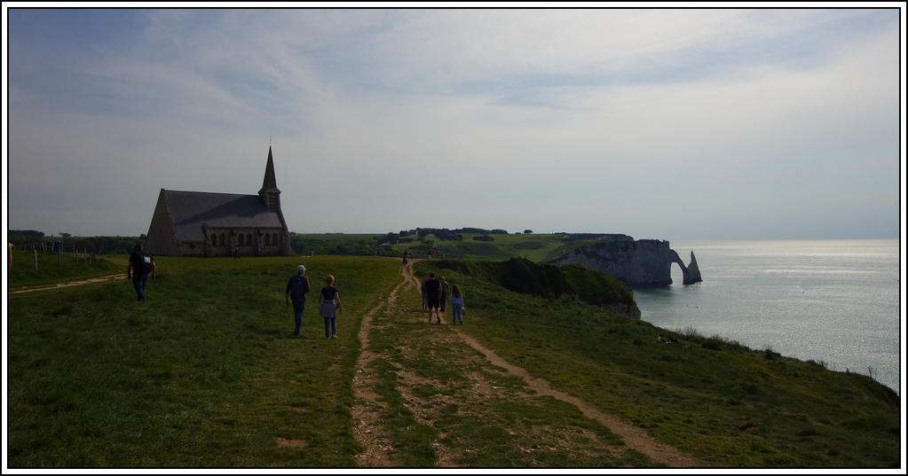 Sortie en Normandie avec des falaises, la mer, les vaches .... K5007629